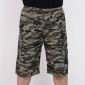 休闲夏季迷彩七分裤均码海边大裤衩速干短裤男士运动桃皮绒沙滩裤